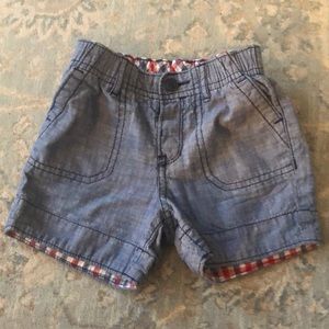 Gap 18-24M Chambray shorts